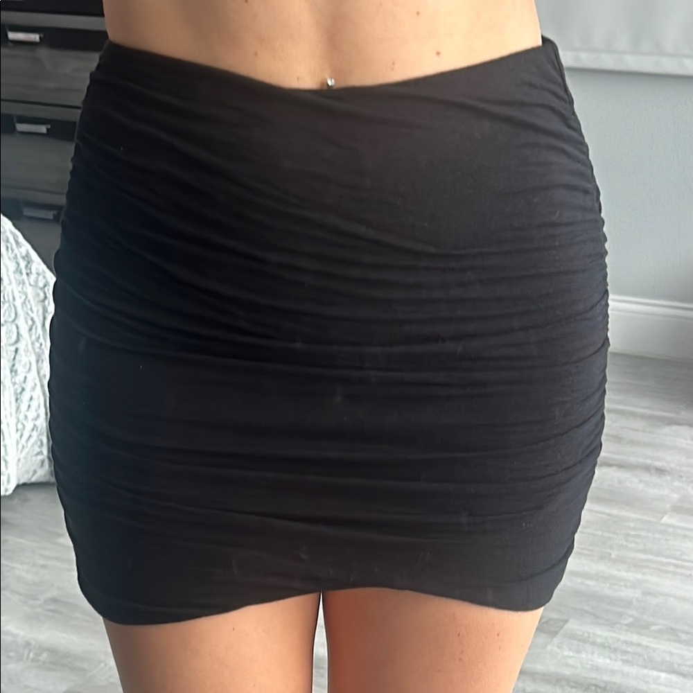 Free People Black Women's Bandage Stretchy Skirt
